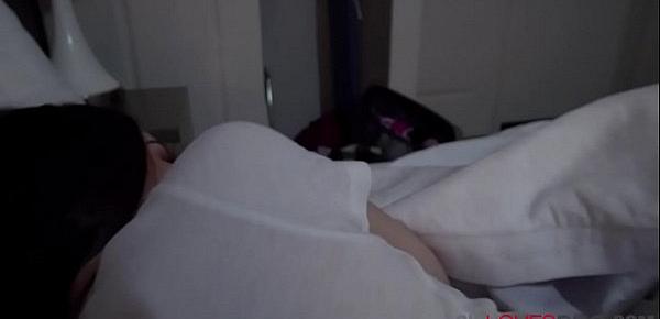  Dominating Brother Fucks Tiny Teen Sister In Sleep- Aria Lee